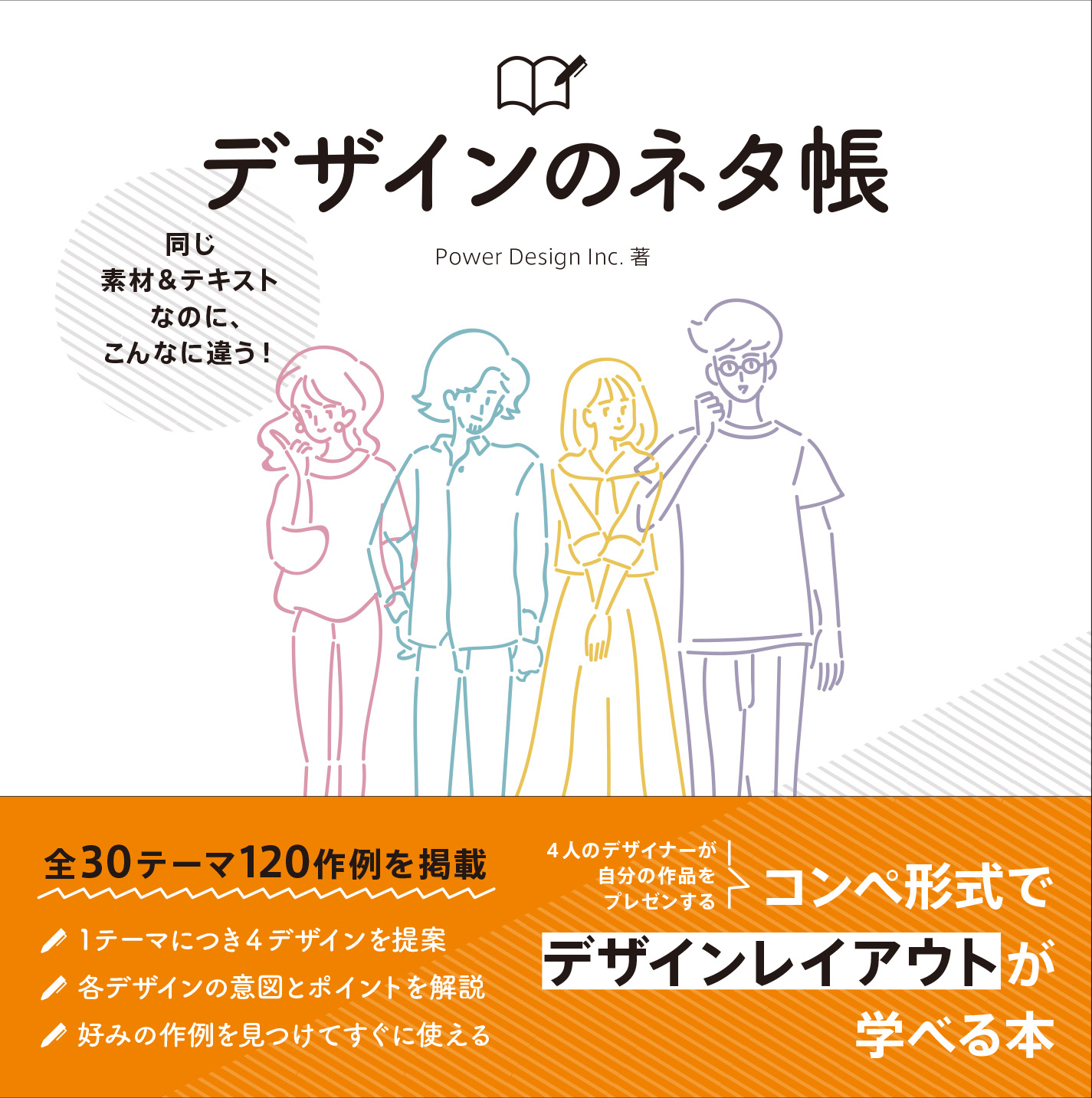 同じ素材 テキストなのに こんなに違う デザインのネタ帳 Power Design Inc 書籍 本 ソシム